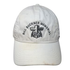 Bill Buckner Memorial FCA Slideback Hat White One Size Embroidered Nike